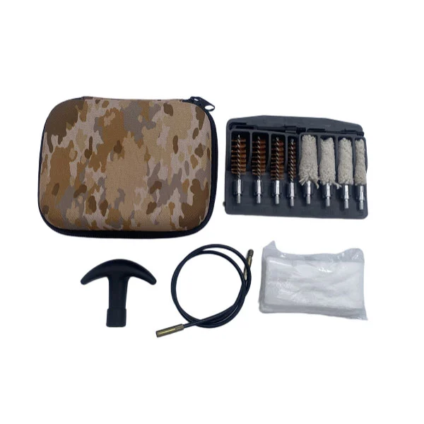 မင်းရဲ့သေနတ်ထိန်းသိမ်းမှုအတွက် Camo Soft Case ပါတဲ့ Handgun Pistol Cleaning Kit ကို ဘာကြောင့်ရွေးချယ်သင့်တာလဲ။