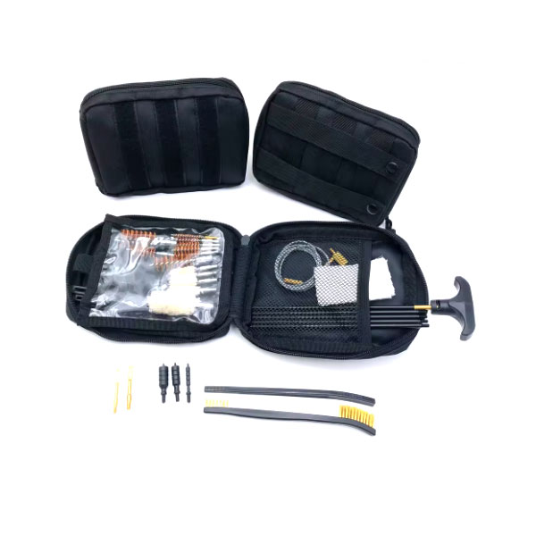 Deluxe Tactical Pouch တွင် Universal Gun Cleaning Kit
